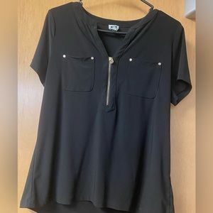 Anne Klein black top with gold details